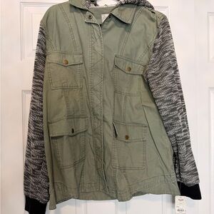 Mudd Light Olive Coat